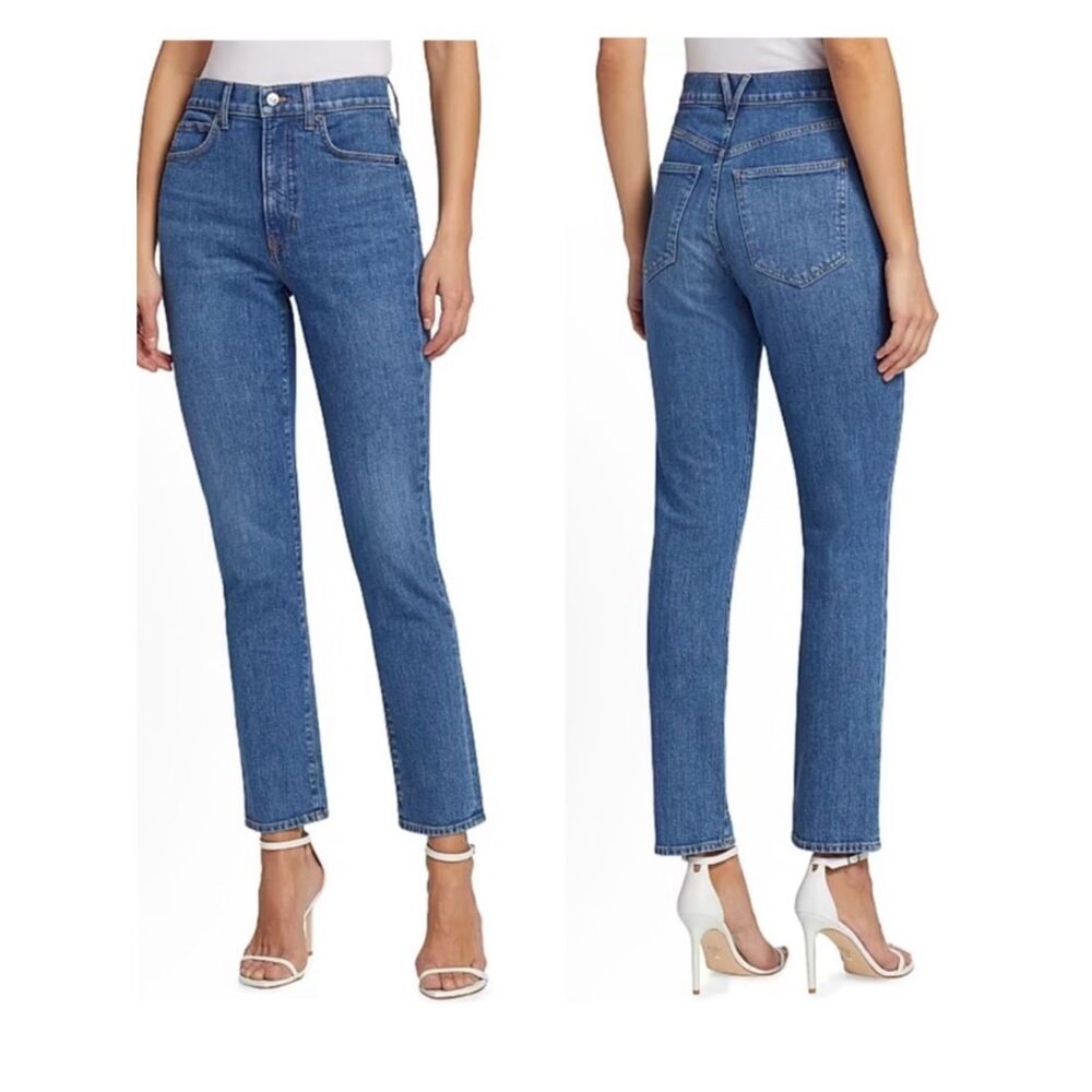 •VERONICA BEARD• Alenah Slim Straight High Rise Jeans in Midmorning Sun Size 27‎